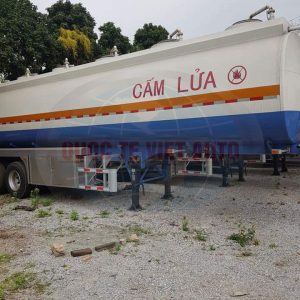 Sơ mi rơ moóc chở xăng dầu 42 khối bồn chở xăng dầu